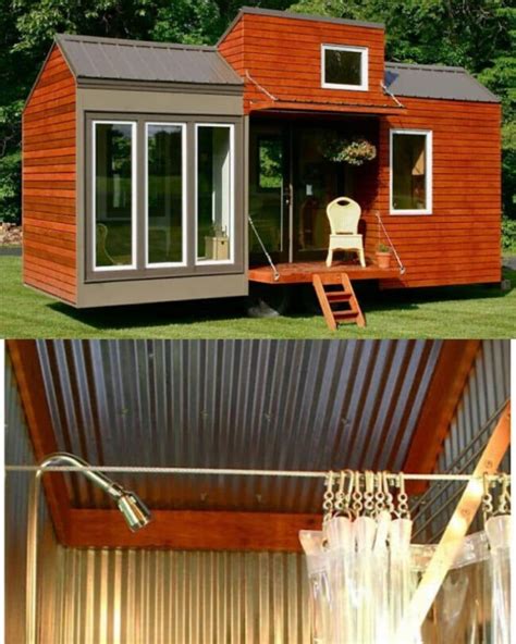 permanent metal tiny house|largest tiny house on foundation.